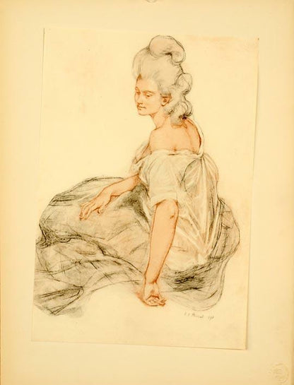 Original Vintage French Poster Manon By Prinet Estampe Moderne 1897