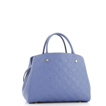 Louis Vuitton Montaigne Handbag Monogram Empreinte Leather Mm