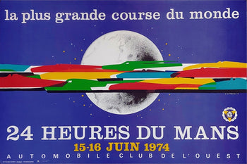 1974 24 Hours Du Mans Jean Jacquelin Original (Lemans) In Excellent Condition