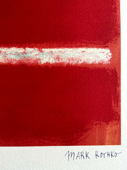 Mark Rothko Lithograph Coa Signed Op Numbered In