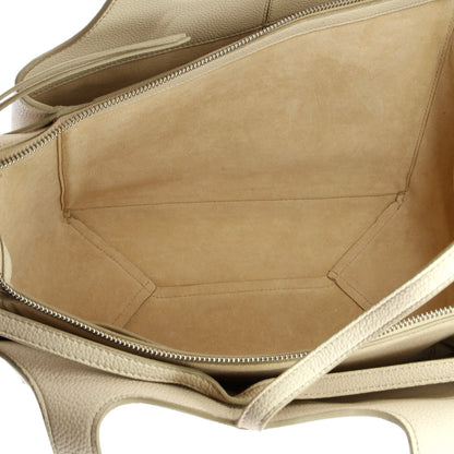 Celine Tri-Fold Shoulder Bag Grained Calfskin Small