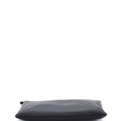 Louis Vuitton Discovery Pochette Monogram Shadow Leather Gm