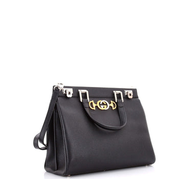 Gucci Zumi Top Handle Bag Leather Medium