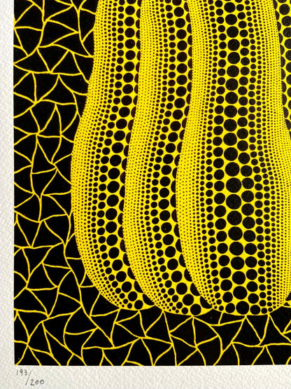 Yayoi Kusama Lithograph Mori Art Museum Coa Rare