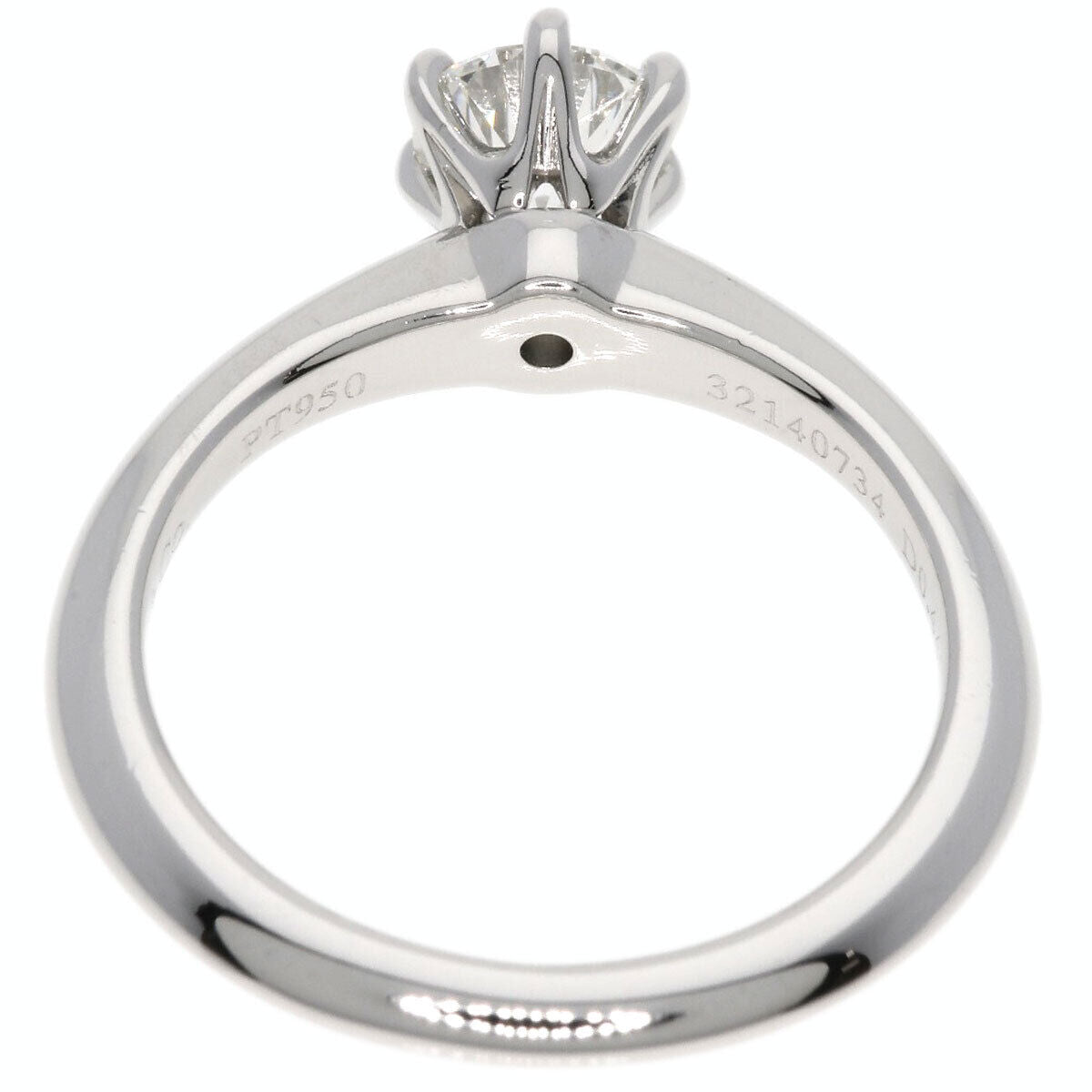Tiffany&Co.   Ring Solitaire Diamond Knife Edge