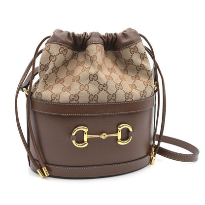 Gucci Horsebit 1955 Shoulder Bag 602118 GG Canvas