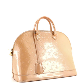 Louis Vuitton Alma Handbag Monogram Vernis Gm