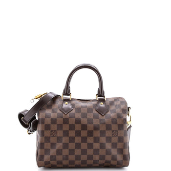 Louis Vuitton Speedy Bandouliere Bag Damier 25