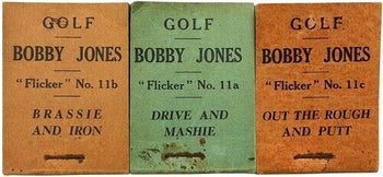 Bobby Jones Golf Flicker Book 11A 11B 11C