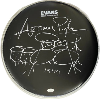 Artimus Pyle Autographed Evans Hydraulic Black Drumhead (Jsa)