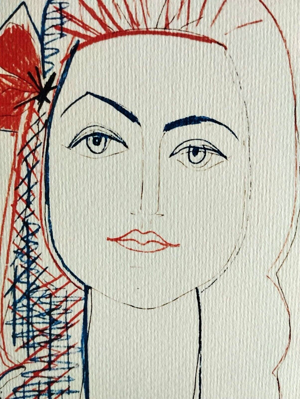 Pablo Picasso Lithograph Coa Signed In Pen Numbered In Pencil 180Ex