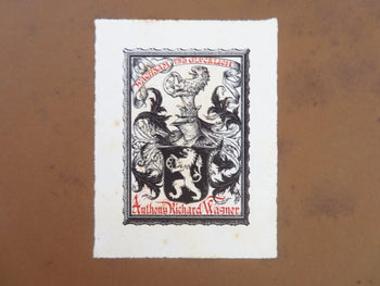 Robert Riddle Stodart 'Scottish Arms' Heraldry Book Richard Wagner Collection