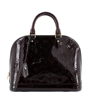 Louis Vuitton Alma Handbag Monogram Vernis Pm