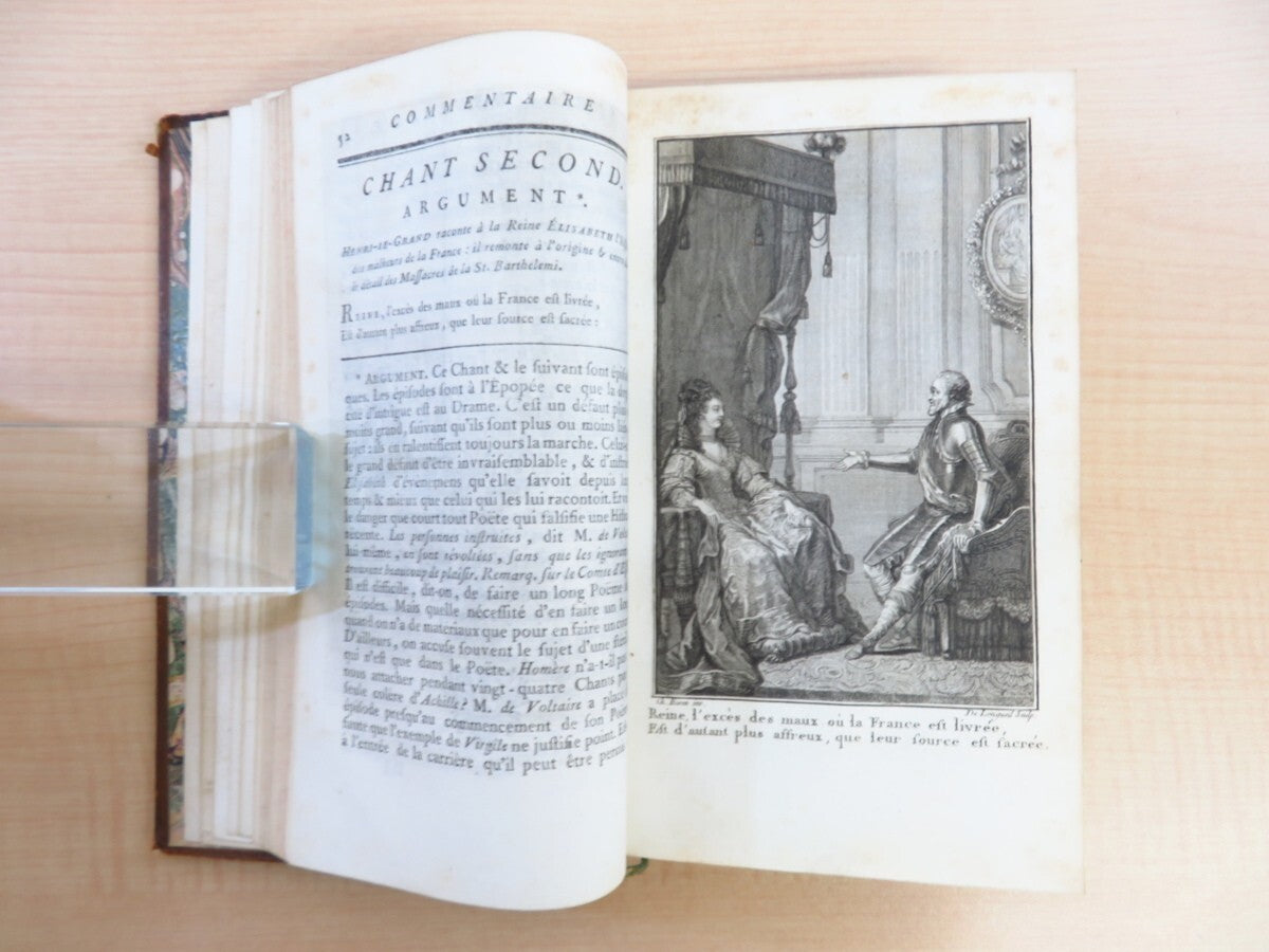 Laurent Angliviel De La Beaumelle ?Commentaire Sur La Henriade?1775 1St Edition