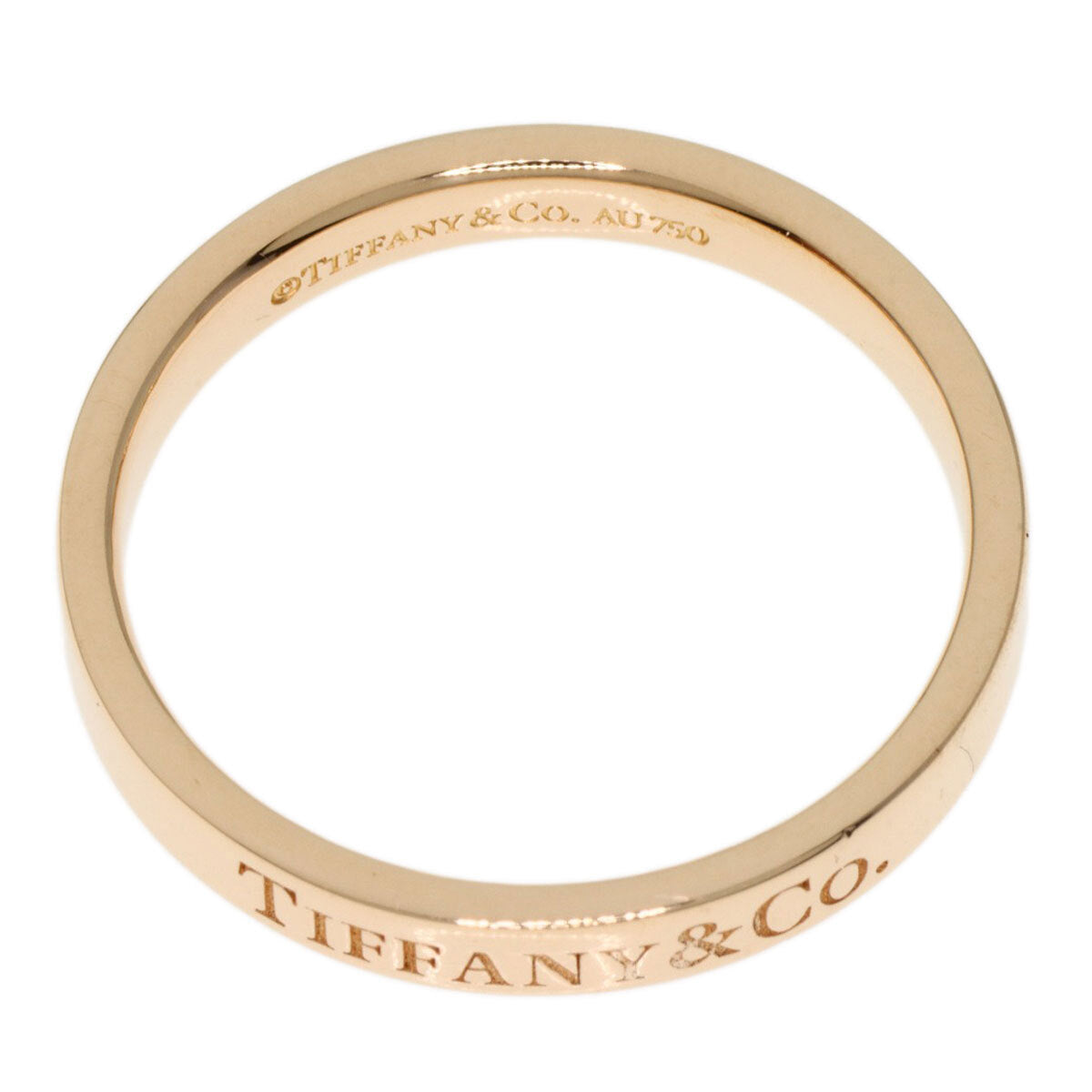 Tiffany&Co.   Ring Flat Band K18 Pink Gold