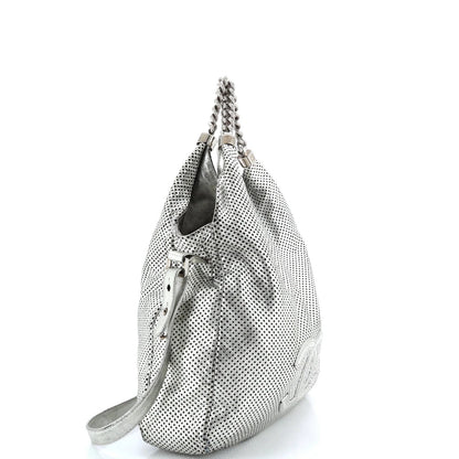 Chanel Rodeo Drive Hobo Perforated Leather Medium