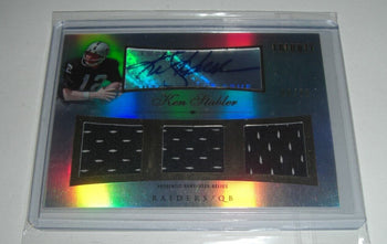 Ken Stabler 2010 Topps Tribute Game  Triple