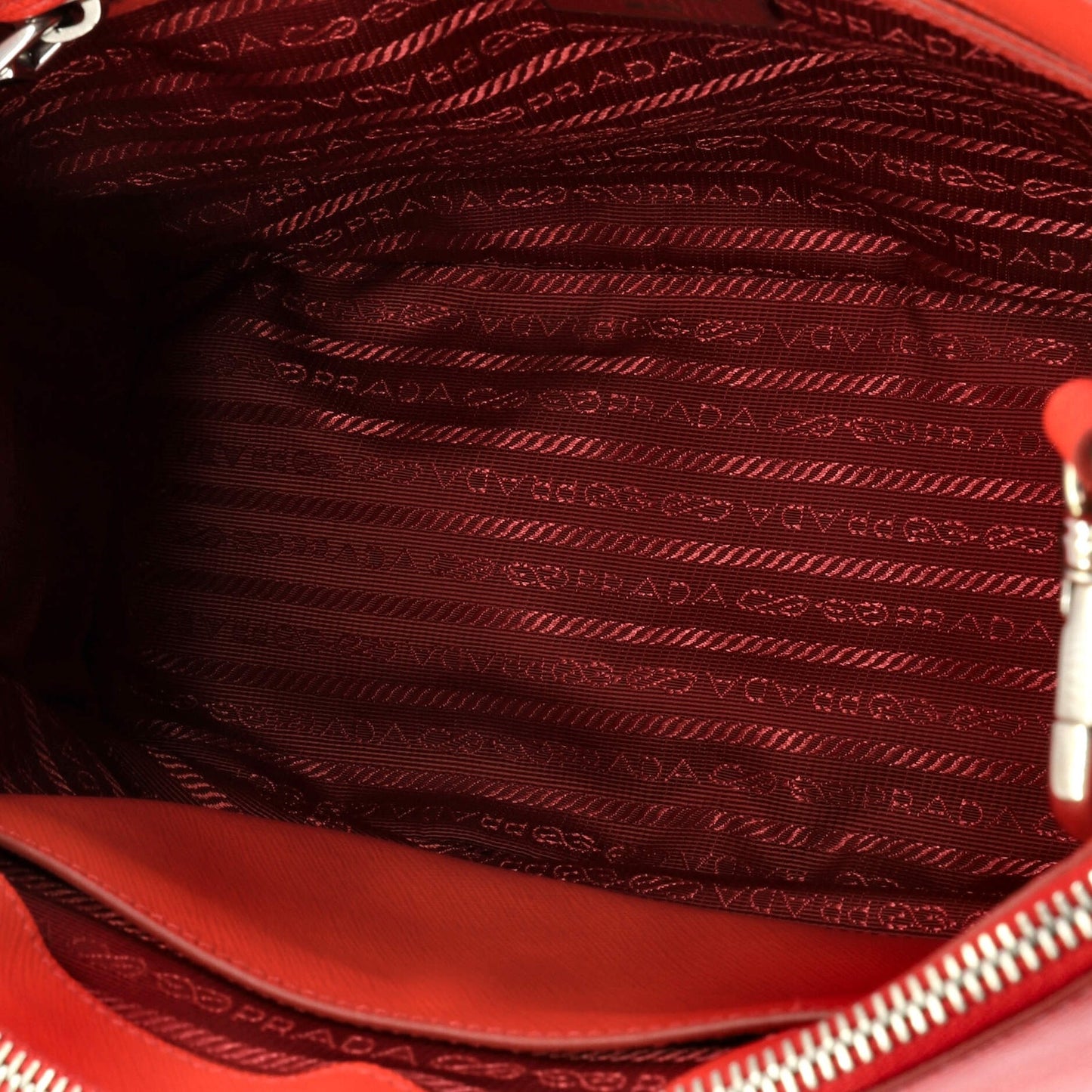 Prada Galleria Double Zip Tote Saffiano Leather Small