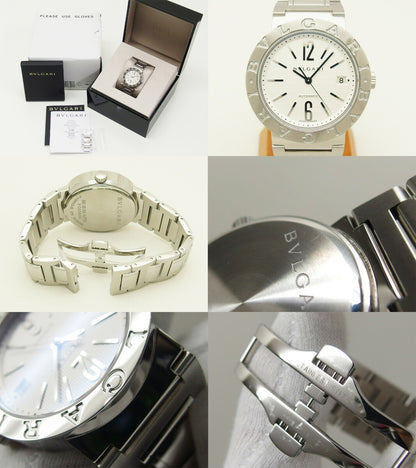 Bvlgari Bulgari Bulgari Bb38Ss White Ss Bb38Ss