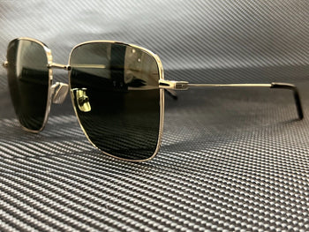 Saint Laurent SL312 003 Silver Green Lens Women's