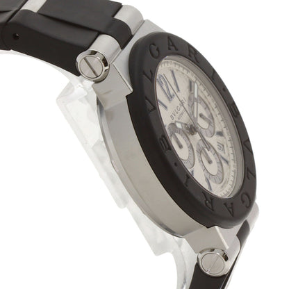 Bvlgari Diagono Chronograph Watches Dg42Svch Stainless Steel/Rubber