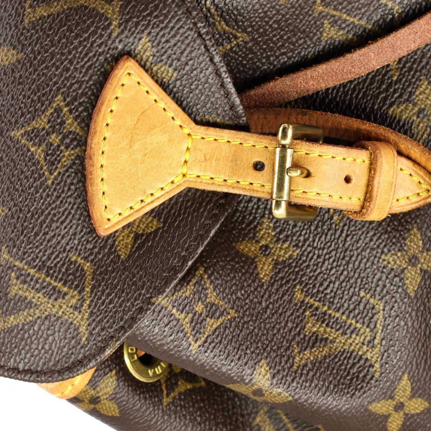 Louis Vuitton Vintage Montsouris Backpack Monogram Canvas Pm