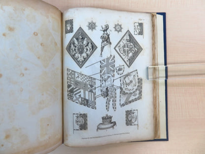 The British Herald 1St Edition Complete 1830, Turner & Marwood Armorial Bearings