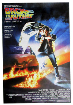Michael J Fox Autographed 24X36 Movie Poster