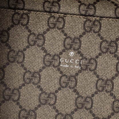Gucci Logo Shopper Tote Printed Canvas Small