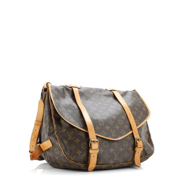 Louis Vuitton Saumur Handbag Monogram Canvas 43