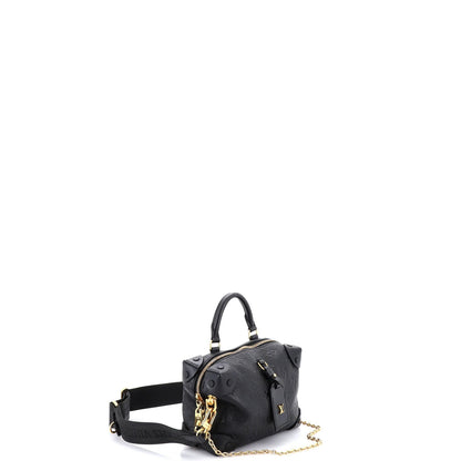 Louis Vuitton Petite Malle Souple Handbag Monogram Empreinte Leather