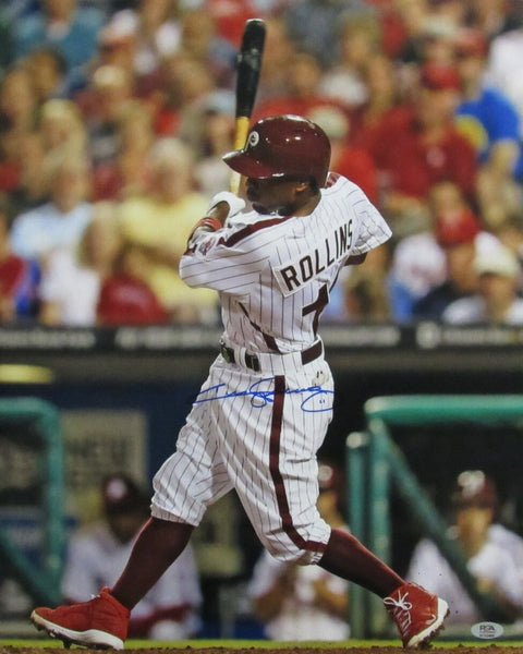 Jimmy Rollins Philadelphia Phillies Signed/Autographed 16X20 Photo Psa 192101