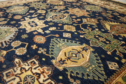 8X10 ft Handmade Indo Karajeh Oriental Rug