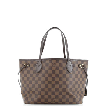 Louis Vuitton Neverfull Nm Tote Damier Pm