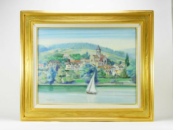 Rolf Rafflewski (De 1943-) Original Painting Oil