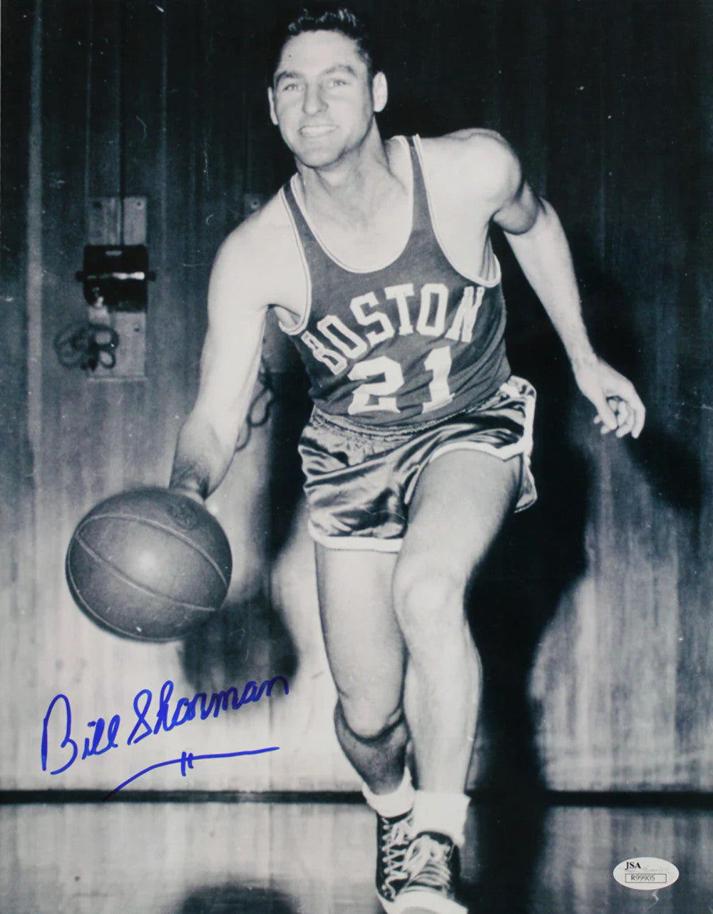 Bill Sharman Autographed 11X14 Photo (Jsa)