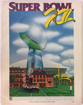 Super Bowl Xii Unsigned Program
