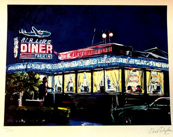 Bob Dylan Lithograph Coa Signed Op Numbered By Hand Limited