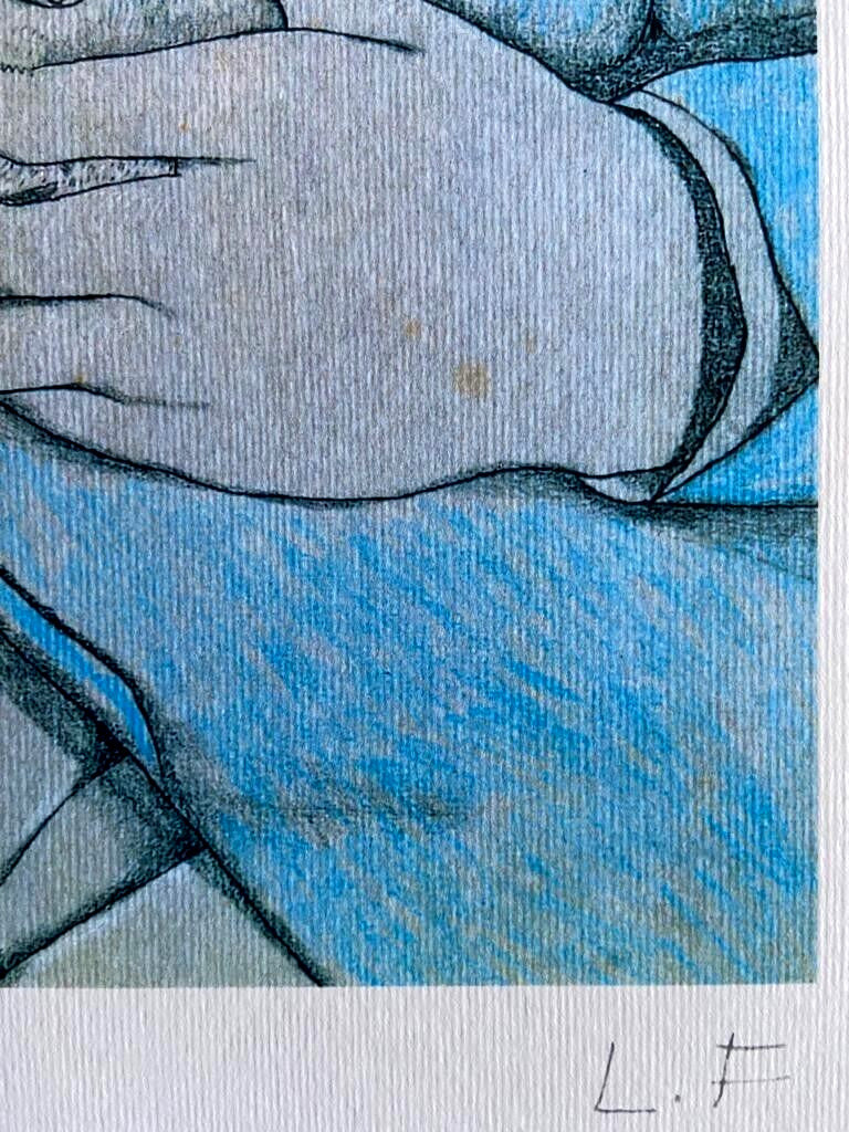 Lucian Freud Lithograph Coa Numbered By Hand Signed Limited 275