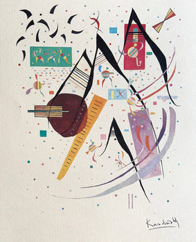 Wassily Kandinsky Lithograph Mourlot 1951 Coa Numbered Signed Op