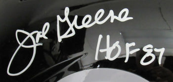 Joe Greene Hof Steelers Signed/Inscr Full Size