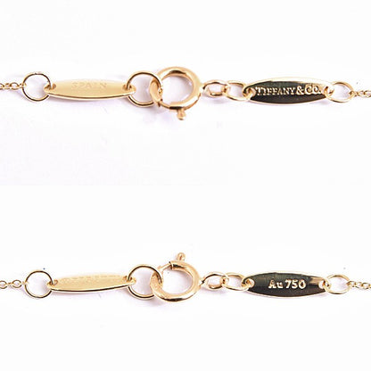 Tiffany & Co. Open Heart Pendant Necklace 7Mm Petite Yellow Gold 750Yg