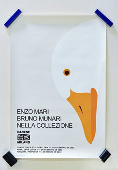 Danese By Enzo Mari Bruno Munari Offset Art Poster 2002 Excellent Condition