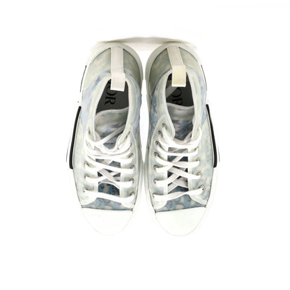 Christian Dior Men'S B23 High-Top Sneakers Oblique Coated Canvas And Pvc