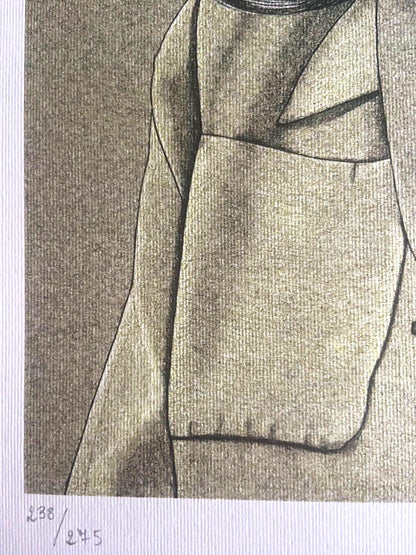 Lucian Freud Lithograph Signed Numbered - (Francis Bacon)