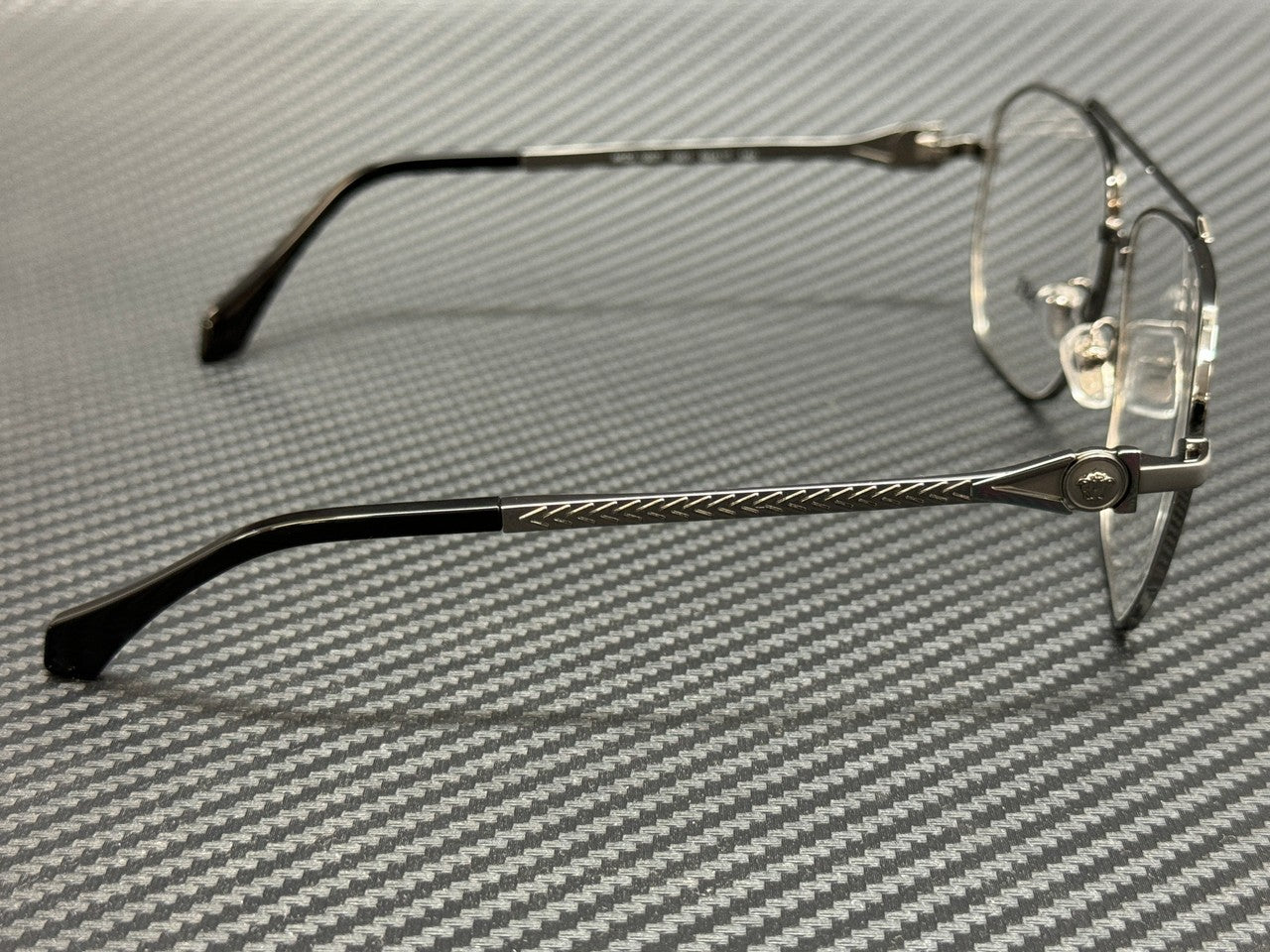 VERSACE VE1307 1001 Gunmetal Men's 59 mm Eyeglasses