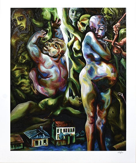 Silkscreen Chihu Onishi House Fuzzy Japan 2022 Annunciation Limited B 80