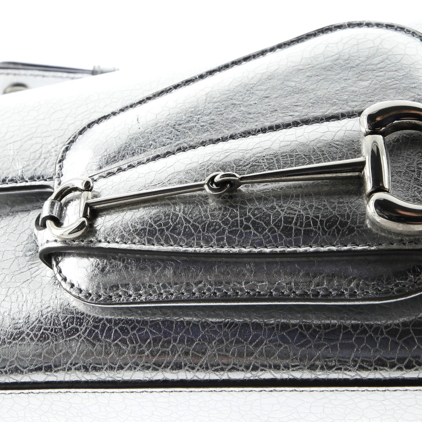 Gucci Horsebit 1955 Asymmetric Shoulder Bag Leather Small