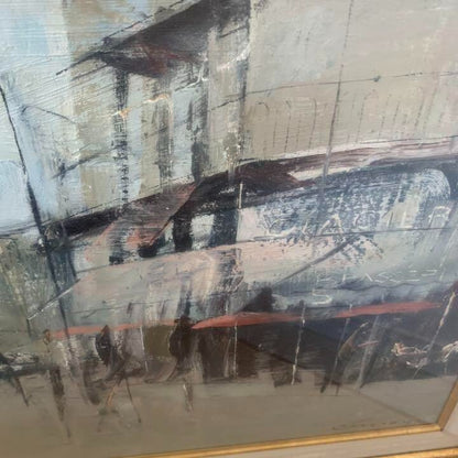 Jean-Claude Chesnay (French) Signed Original Painting Oil On Canvas Framed Paris
