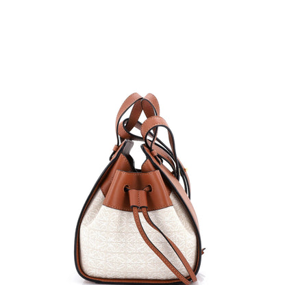 Loewe Hammock Bag Leather And Anagram Jacquard Mini